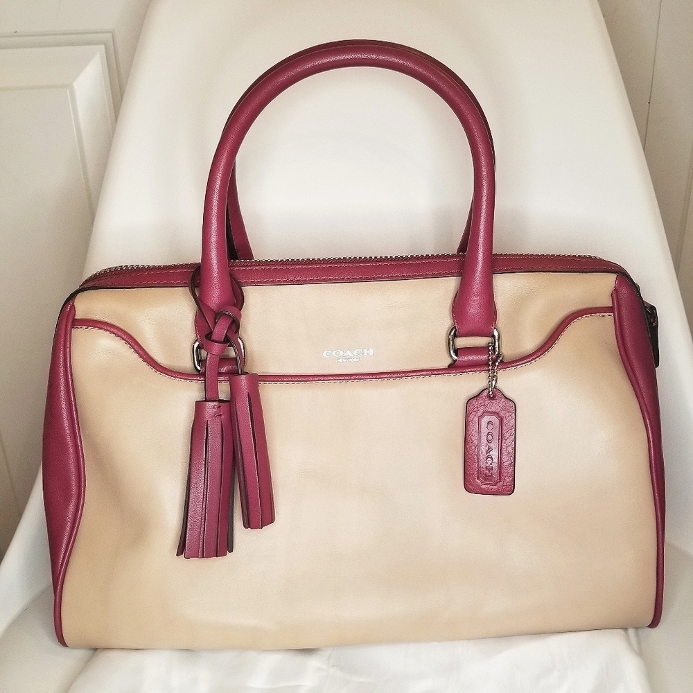 Coach Legacy Two Tone Haley Satchel